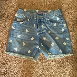 Girls denim jean shorts